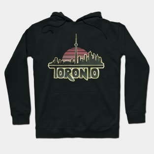 Retro Toronto Skyline Hoodie